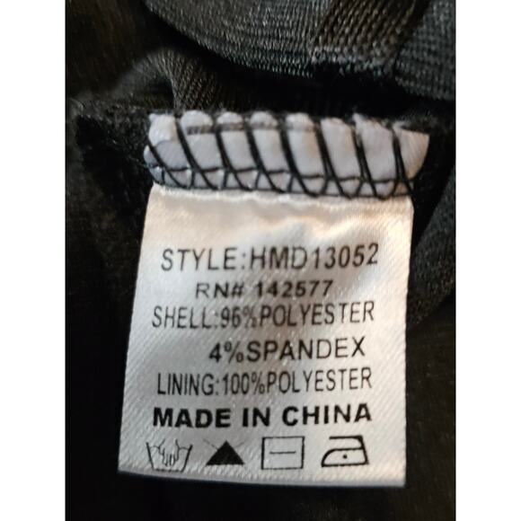 Haute Monde Black Bandage Sleeveless Bodycon Mini Dress Women's Size M 3628 - Picture 4 of 7